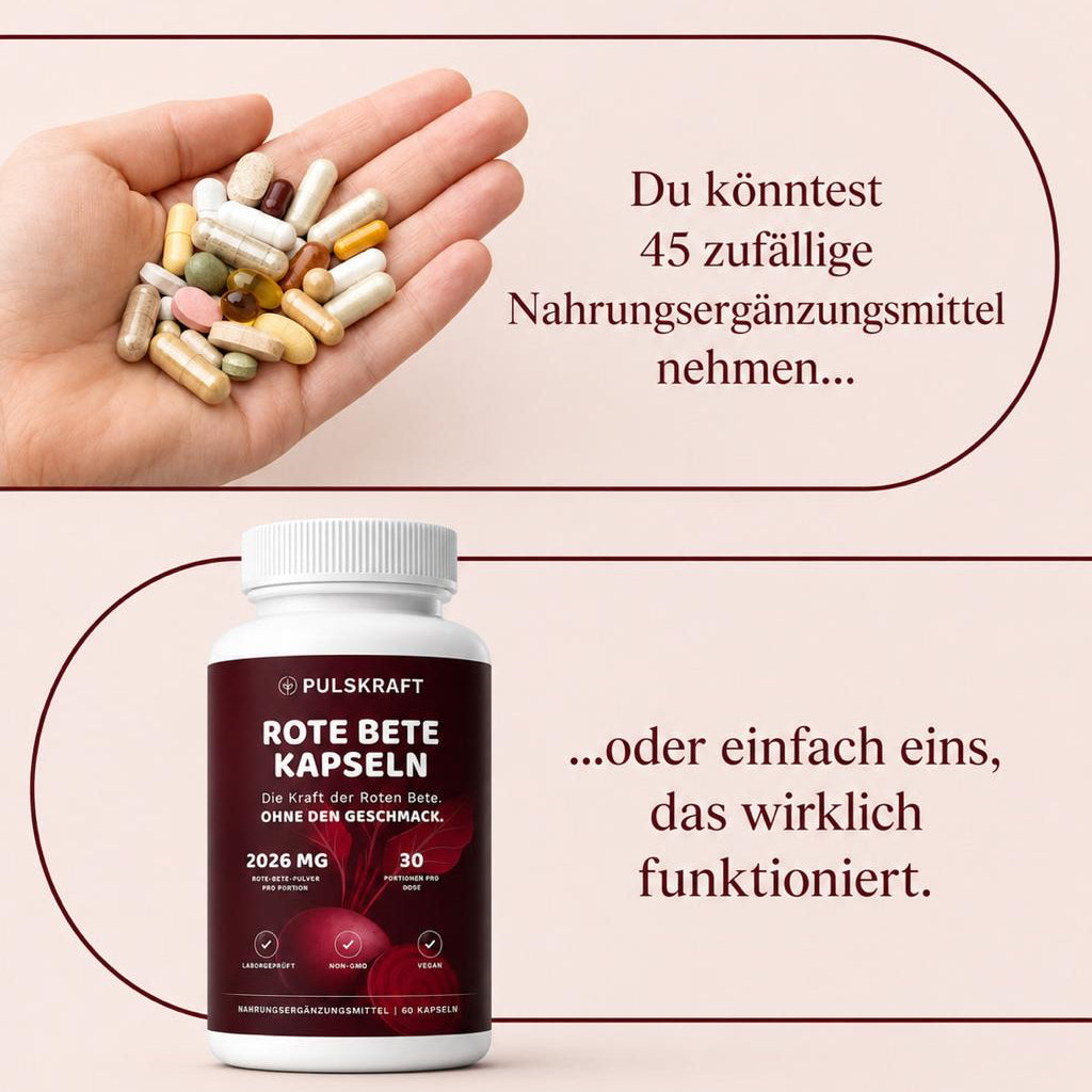 Rote Bete Kapseln